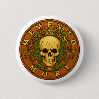 Memento Mori Button by Phil Elmore Knapp
