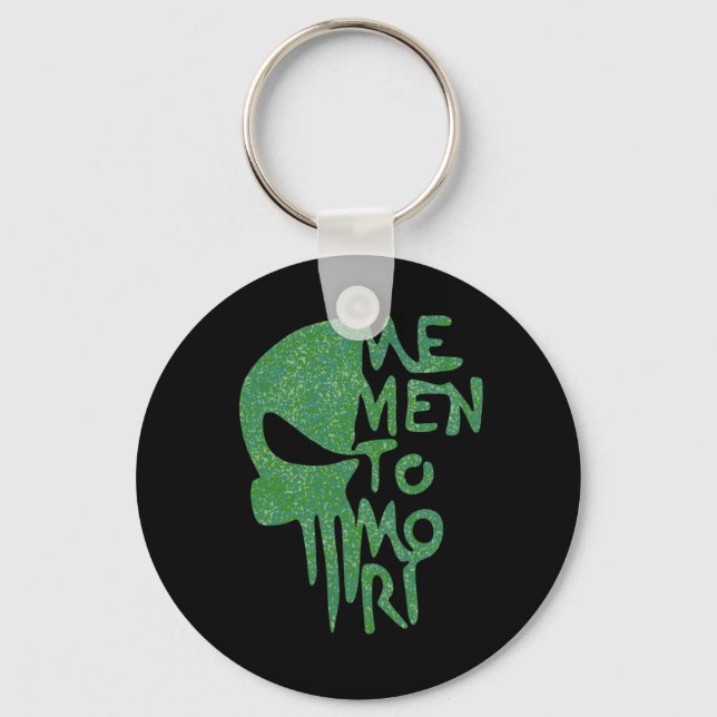 Memento Mori Design Nyckelring (Framsida)