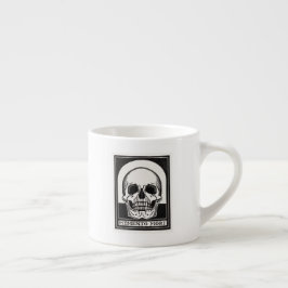 Memento Mori Dödskalle Espressomugg