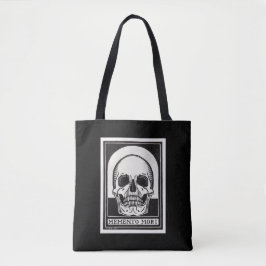 Memento Mori Dödskalle Konst Tygkasse
