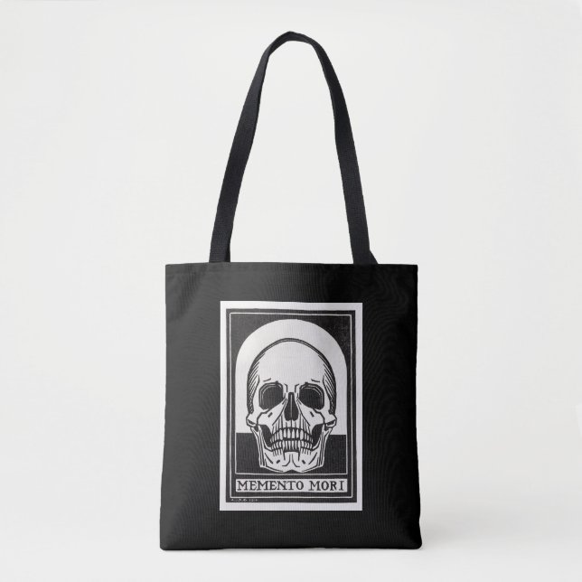 Memento Mori Dödskalle Konst Tygkasse (Framsida)