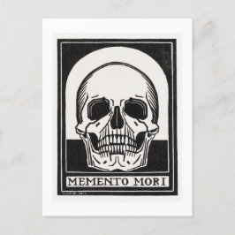 Memento Mori Dödskalle Konst Vykort