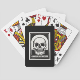 Memento Mori Dödskallekonst Casinokort