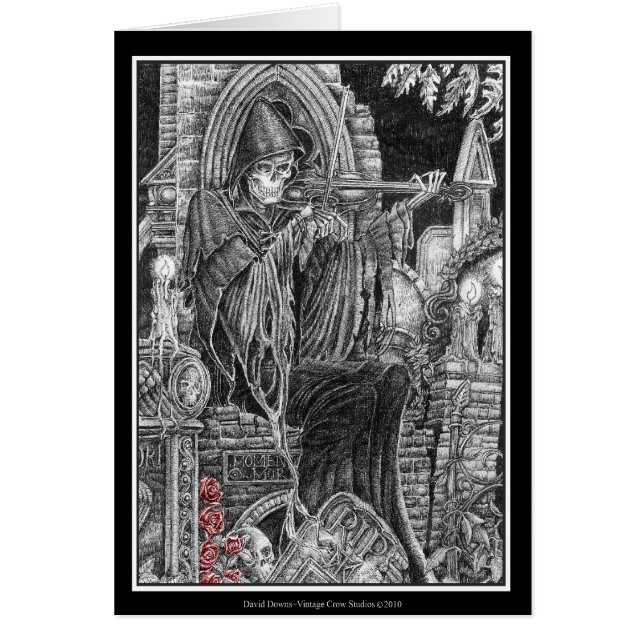 Memento Mori Hälsningskort (Framsidan)
