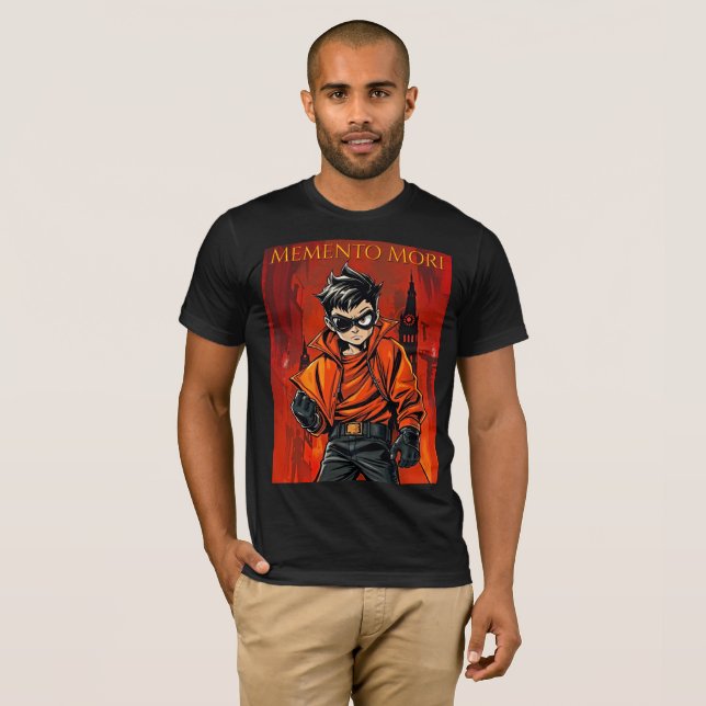 Memento Mori Heroic T-Shirt: Bold och timodig T Shirt (Hel framsida)