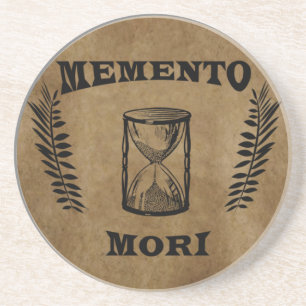 memento mori hourglass underlägg