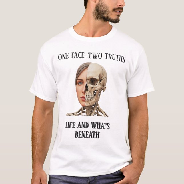 Memento Mori: Ingen kommer ihåg T Shirt (Framsida)