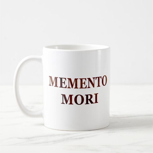 Memento mori kaffemugg (Vänster)