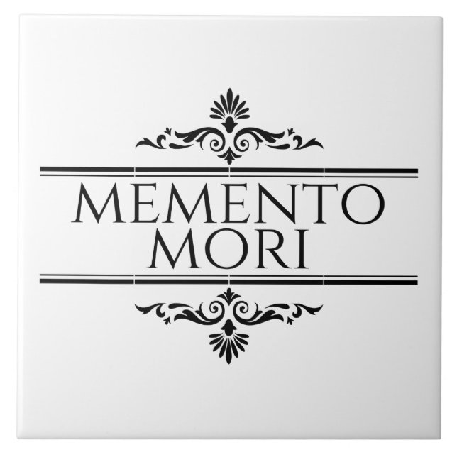 Memento Mori Kakelplatta (Framsidan)