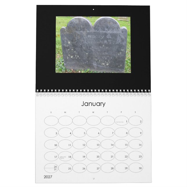 Memento Mori Kalender (Jan 2027)
