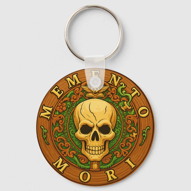 Memento Mori Keychain by Phil Elmore Nyckelring (Framsida)