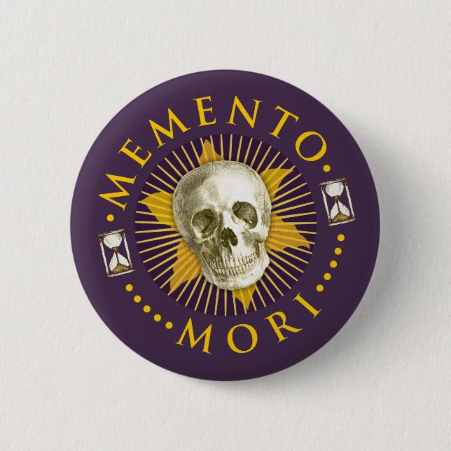 Memento Mori-knapp Knapp (Framsida)