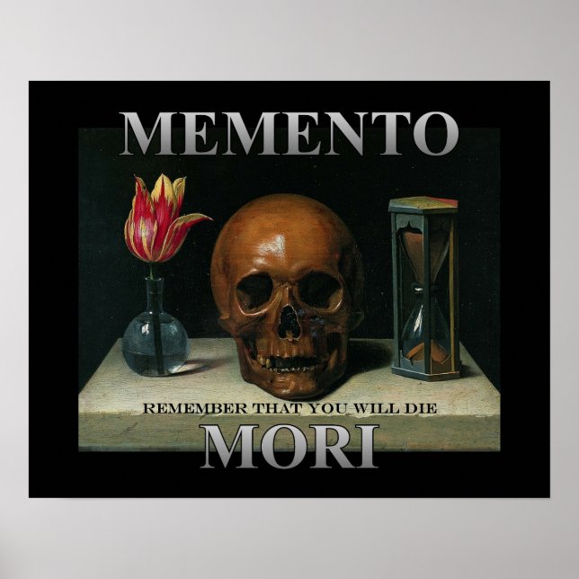 Memento Mori - kom ihåg att du kommer att dö Poster (Framsidan)