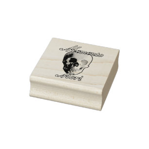 Memento Mori "Kom ihåg din död"-design. Stämpel