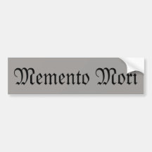 Memento Mori (Kom ihåg döden) Sticker