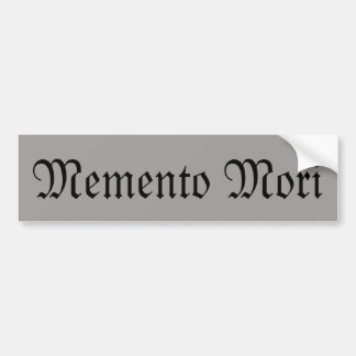 Memento Mori (Kom ihåg döden) Sticker Bildekal
