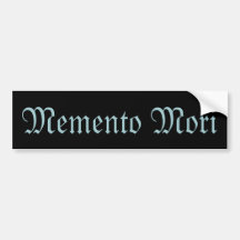 Memento Mori (Kom ihåg döden) Sticker
