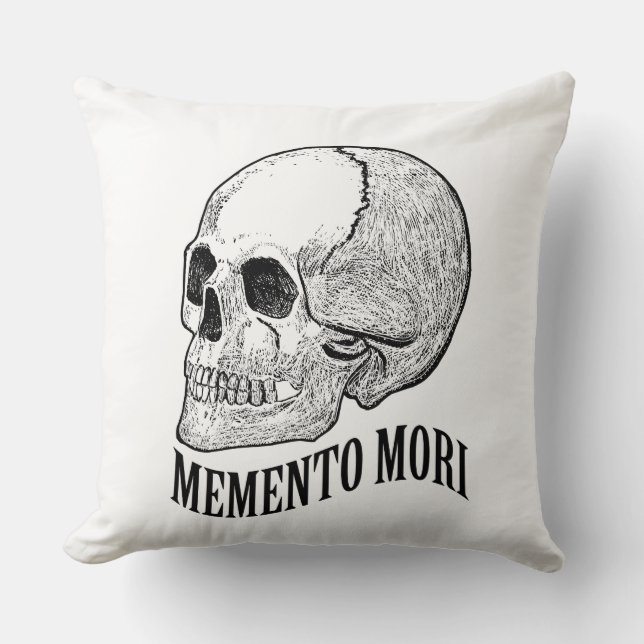Memento mori kudde (Framsida)