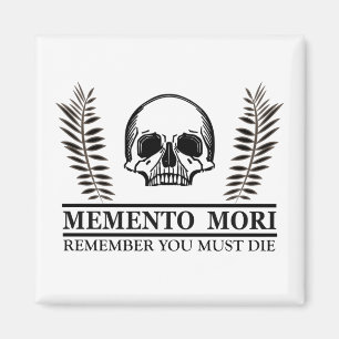 memento mori latin ord magnet