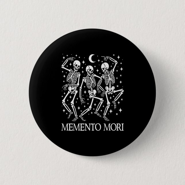 Memento Mori Latin Stoic Quote Dancing Skeletons H Knapp (Framsida)