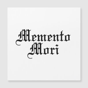 Memento Mori - latinsk fras