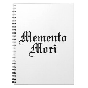 Memento Mori - latinsk fras Anteckningsbok