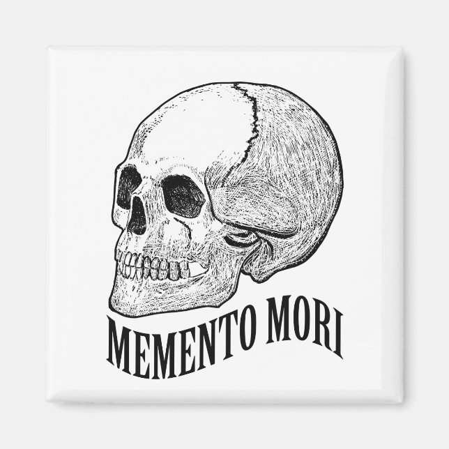 Memento mori magnet (Framsidan)