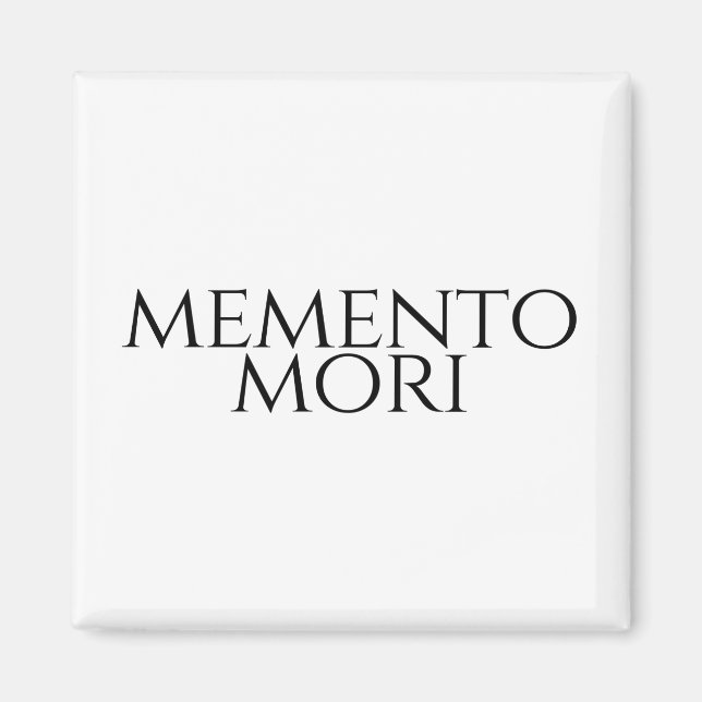 Memento Mori Magnet (Framsidan)