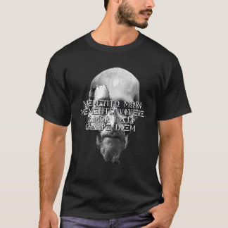Memento Mori Memento Vivere Kärlek Fati Carpe Diem T Shirt