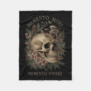 Memento Mori Memento Vivere _ Philosophy& Lat Fleecefilt