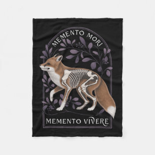 Memento Mori Memento Vivere _ Philosophy& Lat Fleecefilt