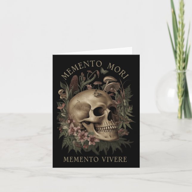 Memento Mori Memento Vivere _ Philosophy&amp; Lat Kort (Framsida)