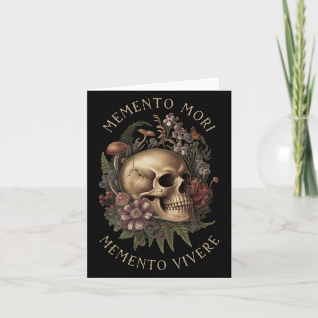 Memento Mori Memento Vivere _ Philosophy&amp; Lat Kort (Framsida)