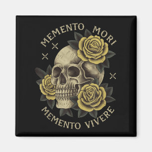 Memento Mori Memento Vivere _ Philosophy& Lat Magnet