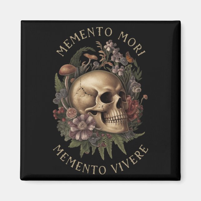 Memento Mori Memento Vivere _ Philosophy&amp; Lat Magnet (Framsidan)