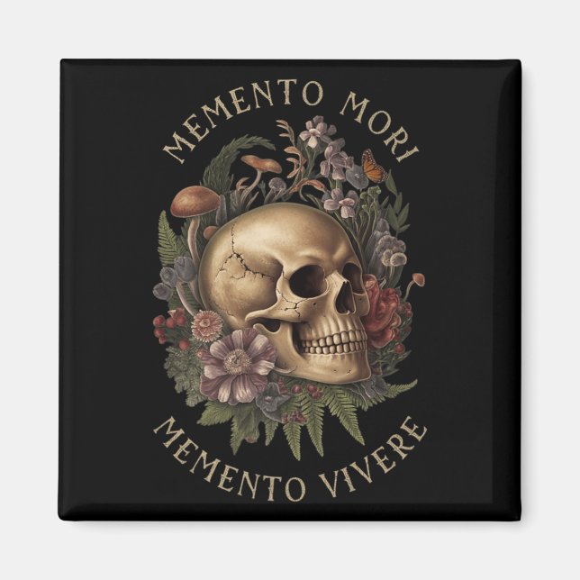 Memento Mori Memento Vivere _ Philosophy&amp; Lat Magnet (Framsidan)