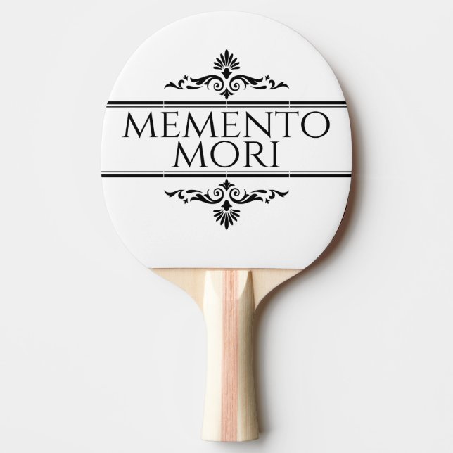 Memento Mori Pingisracket (Framsidan)