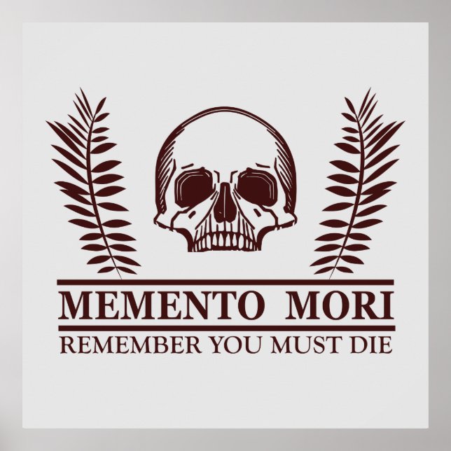 memento mori poster (Framsidan)