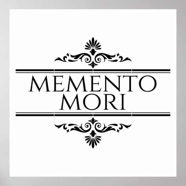 Memento Mori Poster (Framsidan)