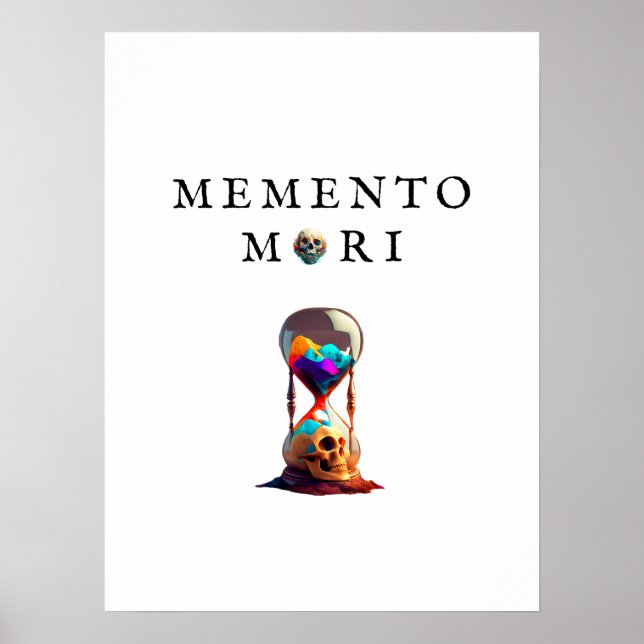 Memento Mori Poster | Lagrad Poster | Stoic Gift (Framsidan)