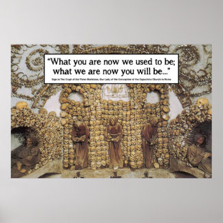 Memento Mori - Rom Bone Church Poster