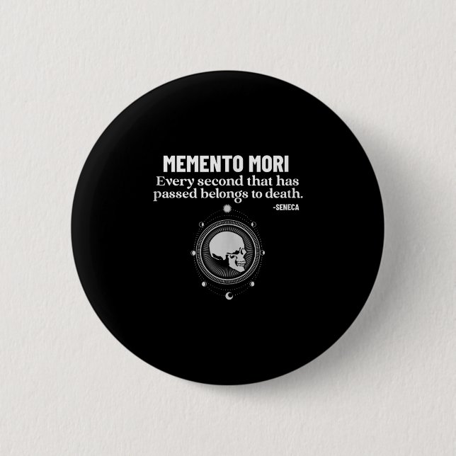 Memento Mori Seneca Stoicism Stoic Philosophy Quot Knapp (Framsida)