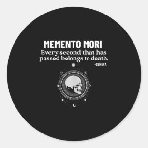Memento Mori Seneca Stoicism Stoic Philosophy Quot Runt Klistermärke