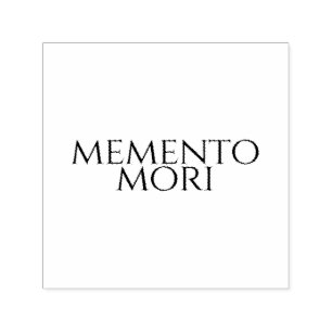 Memento Mori Självfärgande Stämpel