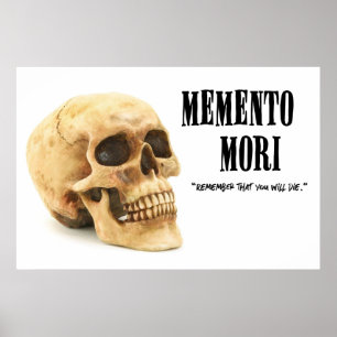 Memento Mori - skalle Poster