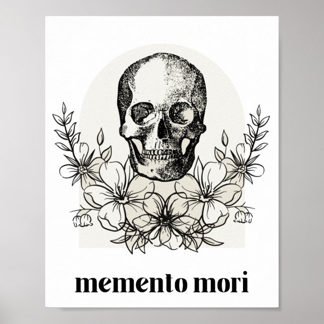 Memento Mori - Skriv ut Poster (Framsidan)