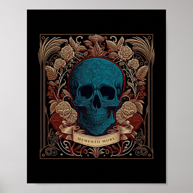 Memento Mori Skull 7 Poster (Framsidan)