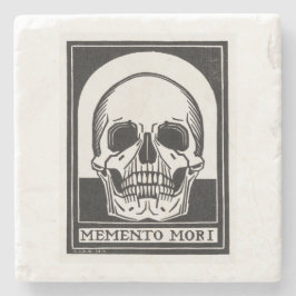 Memento Mori Skull Art Stenunderlägg