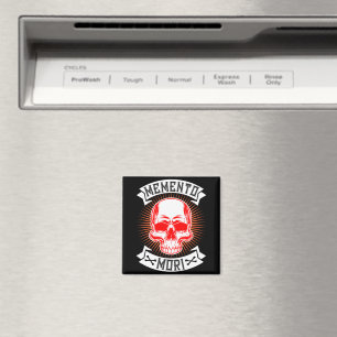 Memento Mori Skull Din tid kommer att kom Magnet