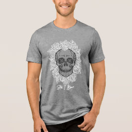 Memento Mori! Skull och Ro, Hand plockade T Shirt